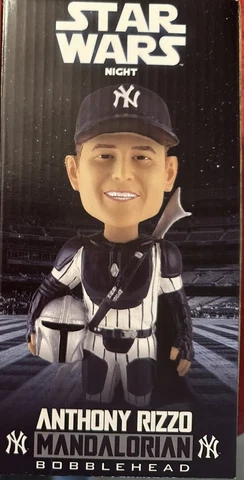 2023 Star Wars Anthony Rizzo Mandalorian BOBBLEHEAD  New York Yankees New Cover