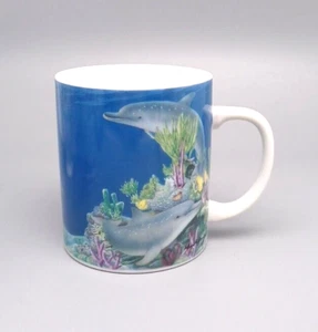 Lenox Dolphins Paradise Underwater Paradise Coffee Cup Mug Handcrafted - Picture 1 of 7