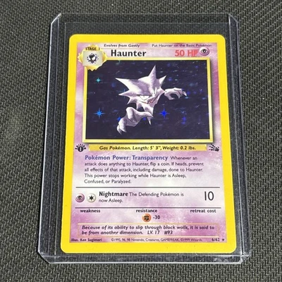 Haunter 6/62 Fossil Holo First Edition - Image 1 of 2