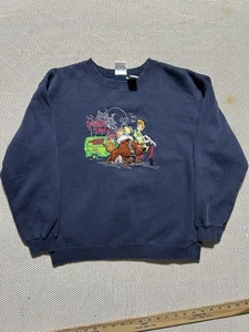 Vintage Scooby-Doo gang 1995 Youth size XL crewneck sweatshirt embroidered - Picture 1 of 9