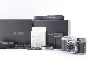 [Near MINT w BOX] Fujifilm FinePix X100 Silver 12.3 MP Digital Camera From JAPAN - Picture 1 of 11