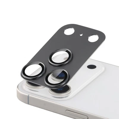 For iPhone 17 Pro Max/17 Pro/Air/17 Metal Tempered Glass Camera Lens Protector - Image 1 of 4