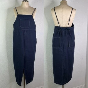 S. Room Denim Overall Dress adjustable spaghetti straps (see measurements x size - Picture 1 of 9