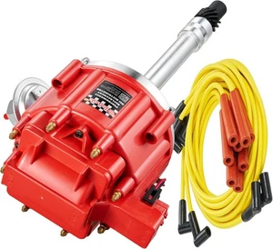 HEI Distributor 65K Coil with Spark Plug Wires 9000RPM, Kit - Foto 1 di 6
