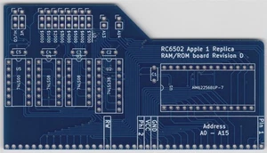 RC6502 - 32K RAM/ROM Modul PCB - Picture 1 of 2