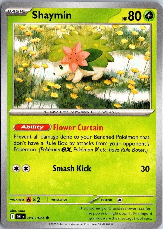 Shaymin 010/182 - Destined Rivals  - NM/M - Image 1 of 1