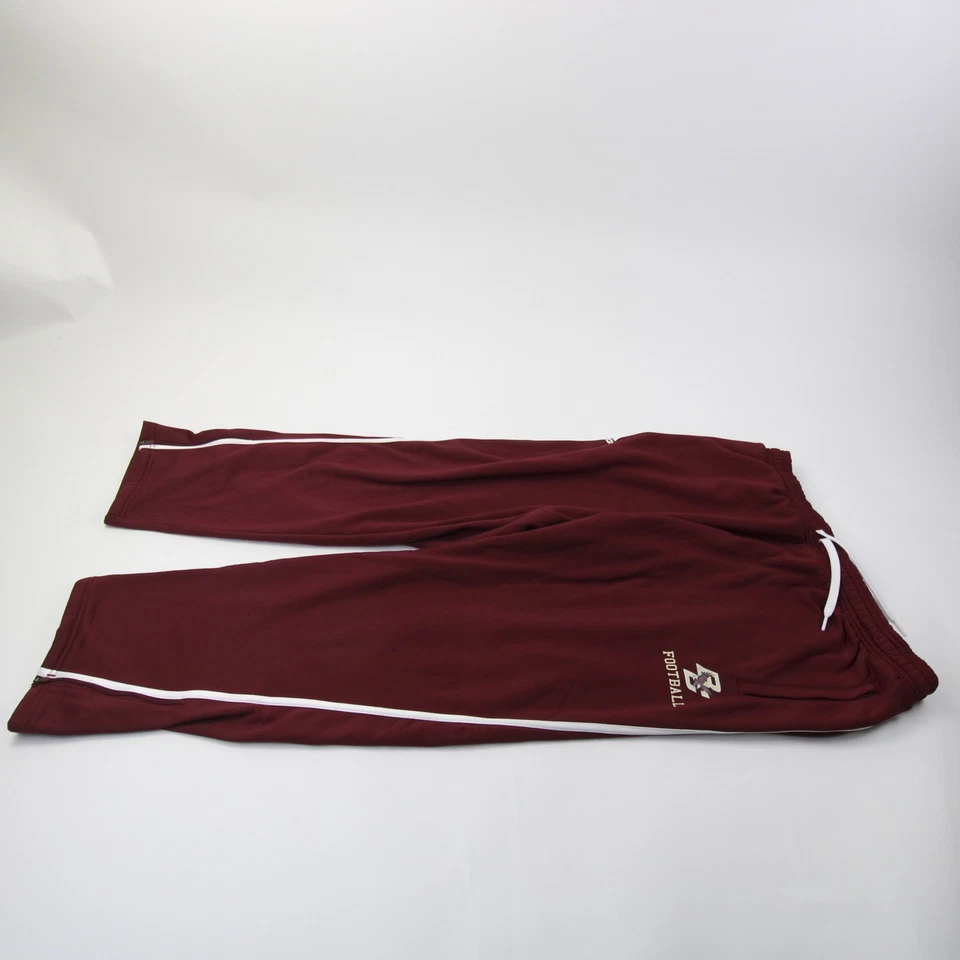 Pantalones deportivos Boston College Eagles Adidas para hombre granate usados Foto 1 de 1