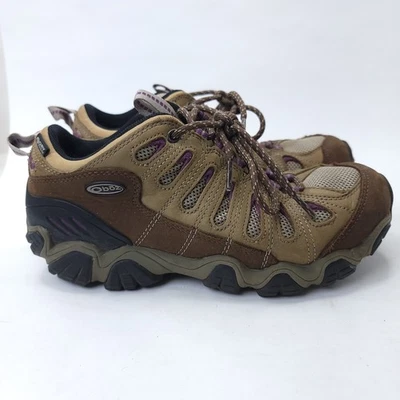 Oboz Sawtooth II Кожаные Низкие Водонепроницаемые Походные Туфли Brind Womans Размер 9,5 - Изображение 1 из 4