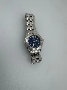 Omega Seamaster Diver 300M blaues Zifferblatt Edelstahl Quarz Damenuhr - Bild 1 von 6