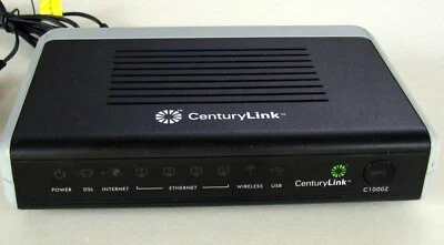 CenturyLink Zyxel C1000Z VDSL2 DSL 4-Port Modem & Wireless Router 802.11n Wi-Fi - Image 1 of 4
