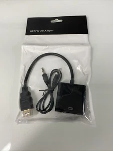 HDMI to VGA Adapter Male to Female Converter - Picture 1 of 1