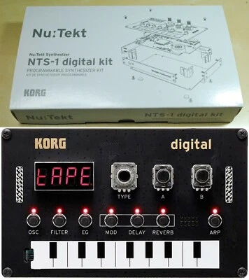 Korg Nu: Tekt NTS-1 Digital DIY Synthesizer Kit mit USB Kabel Software Effekt... - Bild 1 von 4