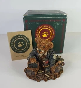 Boyds Bears & Friends 1993 #2222 Wilson & The "Perfessor" (10E/2642) - Imagen 1 de 6
