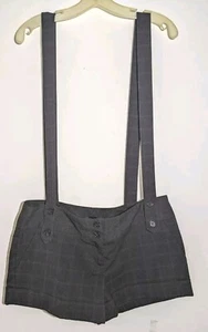 XXI Mujer/Jr.Pantalones cortos negros con tirantes extraíbles - talla L - Imagen 1 de 5