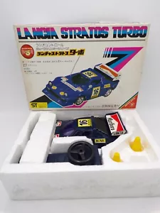 ¡RARO! Yonezawa 1979 Japón escala 1/20 radiocontrol Lancia Stratos Turbo lote antiguo - Imagen 1 de 16