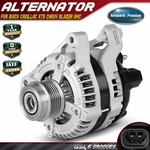 Alternator for Buick Cadillac XT5 Chevy Blazer GMC V6 3.6L 155A 12V CW 6-Groove - Picture 1 of 9