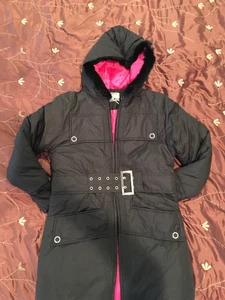 Brand New With Tag NWT Warm Black Winter Hooded Coat Jacket Small Fifi $163 - Picture 1 of 7