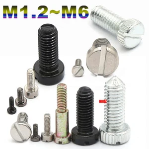 M1.2~M6 Carbon Steel Slotted Cheese Head Machine Screws Cylindrical Slot Bolts - Picture 1 of 22