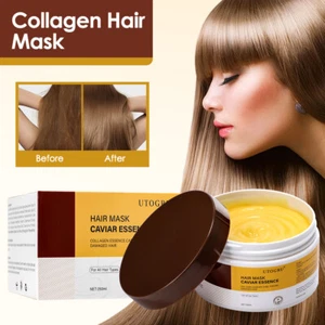 Keratin & Collagen Hair Mask 250ml-Deep Repair, Shine, Smooth Cream For All Hair - Picture 1 of 12