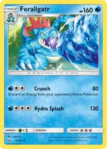 Feraligatr 20/73 Shining Legends Pokemon Card NM - Picture 1 of 1