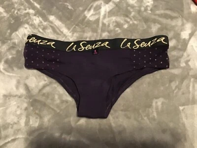 Calzoncillos La Senza oro brillo acentuado medio hipster etiquetas nuevas negro Foto 1 de 4