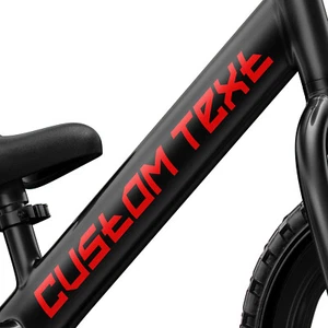 2x Calcomanía Personalizada Marco de Bicicleta Texto Letras Pegatina BMX Bicicleta de Montaña V51 - Imagen 1 de 2