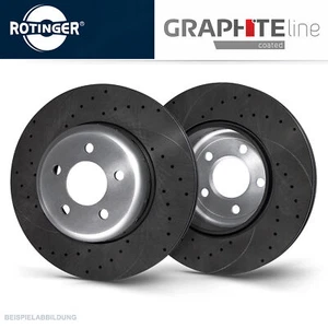 Rotinger High Performance Graphite Sport-Bremsscheiben hinten für BMW F07 F10 - Imagen 1 de 4