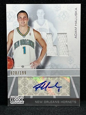 Adam Haluska 2007-08 LUXURY BOX AUTO & RELIC ROOKIE HORNETS #RAR-AH d#020/199 - Image 1 of 2