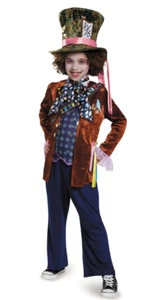 New Alice Through the Looking Glass Mad Hatter Child Boys Costume Large 10-12 - Picture 1 of 1