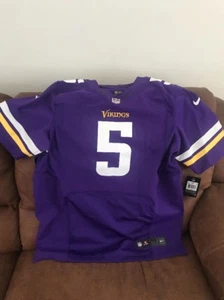 Nike Minnesota Vikings Teddy Bridgewater #5 Fußball Trikot Neu mit Etikett Größe 48 Herren - Bild 1 von 11