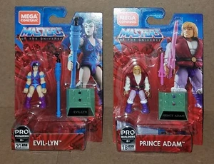 Mega Construx Masters Of The Universe EVIL-LYN 20pcs GNV31 & PRINCE ADAM GNV33 - Picture 1 of 4