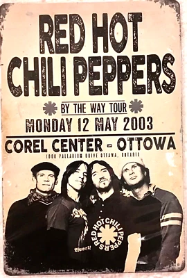 TIN SIGN 8x12 Red Hot Chili Peppers heavy metal rock roll band music concert C60 - Image 1 of 4