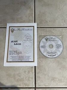 Sue Box Creations Just Lace Collection Embroidery Design Multi Format CD Set - Picture 1 of 3