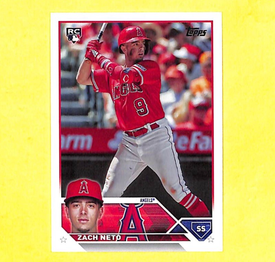 topps update 2023 Zach Neto 直筆サイン　/99 2023 Topps Chrome Update Rookie Debut Patch Autographs #RDPA