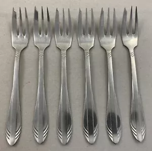 Gero Zilmeta 581 Visgraat 6x Taartvork Gebaksvork 14cm Pastry Cake Pie Fork 5,5" - Picture 1 of 4
