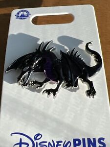 Disney 3D Sculpted Shine Maleficent Dragon 2024 Pin OE New In Hand