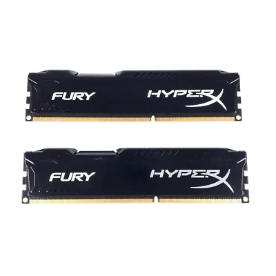 Kingston HyperX Fury 8GB (2X4GB) PC3-12800 DDR3-1600 SDRAM HX316C10FBK2/8 - Image 1 of 4