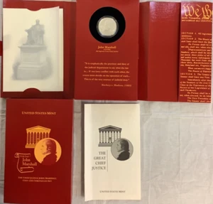 2005-P 4th Supreme Court Chief Justice John Marshall Coin & Chronicles Set - Picture 1 of 5