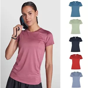 Camiseta funcional mujer reciclada deporte funcional camiseta transpirable S-XXL (Y0305) - Imagen 1 de 14