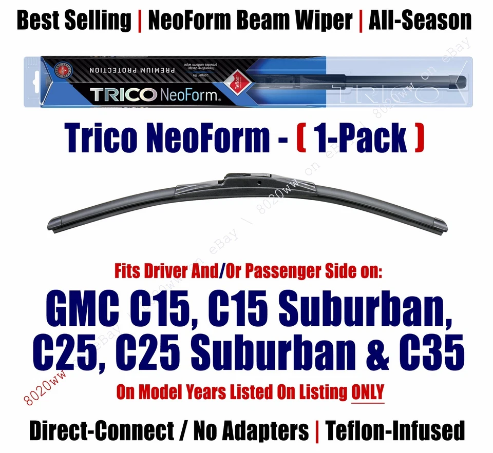 Limpador Super Premium NeoForm (Qtd. 1) compatível com 1975-1978 GMC C15/C15 Suburban - 16160 - Imagem 1 de 1