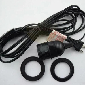 Single Socket Black Pendant Light Lamp Cord for Lanterns, 11 FT - Picture 1 of 5