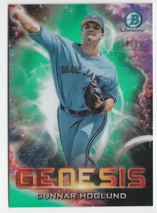 2021 Bowman Draft - Genesis Green Refractor #GNS-17 Gunnar Hoglund #18/99 (RC) - Picture 1 of 1