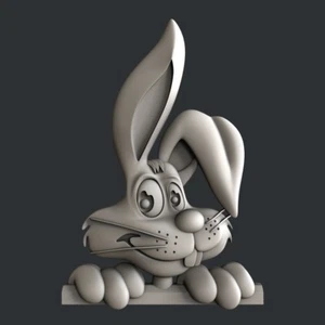 3d STL models for CNC, Artcam, Aspire, bunny - Picture 1 of 5