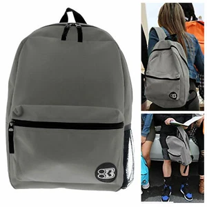 24 Pc Bulk Backpacks School Book Bag Travel Sports Back Pack Wholesale Gray 16" - Picture 1 of 1