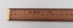 5 x Otto Kampf Professional Wooden Rule 50 Cm Long - Picture 1 of 2