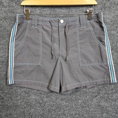 Pantalones Cortos Para Mujer SJB ACTIVE Gris Azul Borde Banda Elástica Talla M Foto 1 de 4