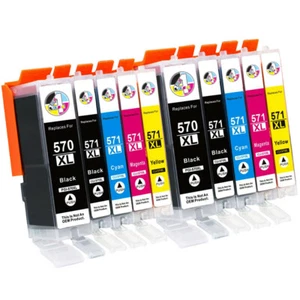 2 Set Ink Cartridges Non OEM For Canon TS5050 TS5051 MG5750 MG5751 MG6850 MG7750 - Picture 1 of 9
