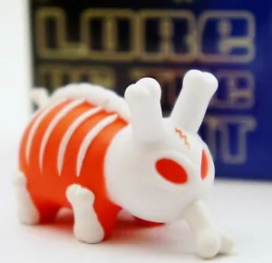 Kidrobot Kozik Series Mini Lore of the Labbit 1.5" Bones Red Art Figure - Picture 1 of 3