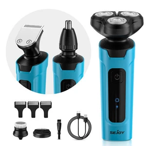 Men's Electric Beard Shaver Trimmer Razor USB Rechargeable Hair Shaving Machine - Picture 1 of 11