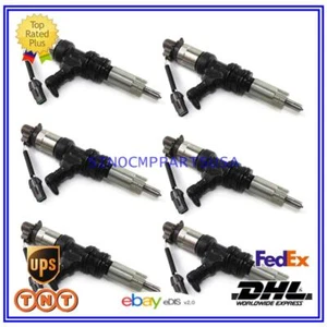 6PCS 23670-E0400 295050-0230 New Fuel Injectors For Hino J08E Kobelco Excavator - Bild 1 von 5